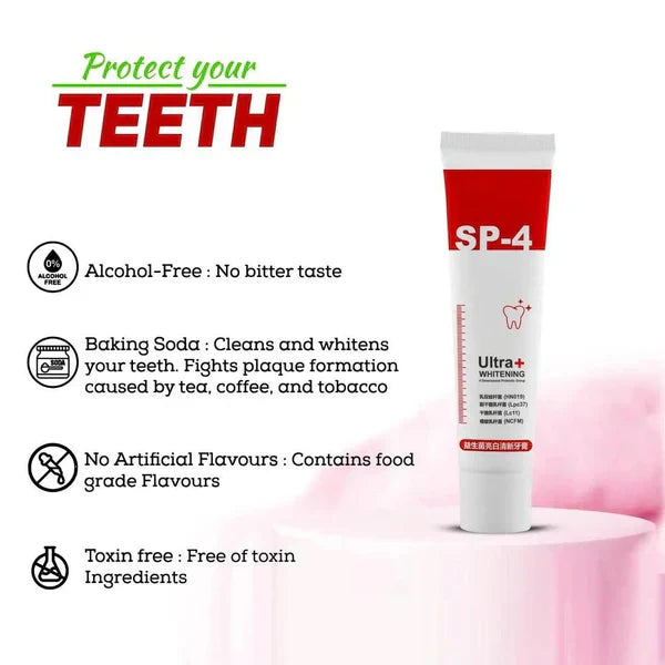 Meshooz™ Probiotic Ultra Whitening Toothpaste